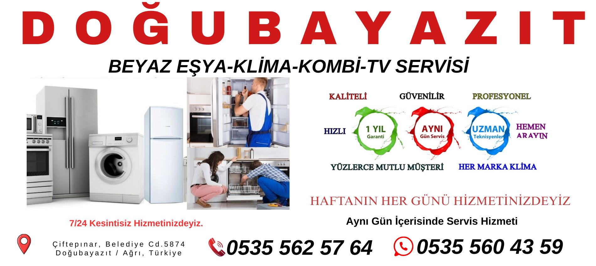 Doğubayazıt Beyaz Eşya